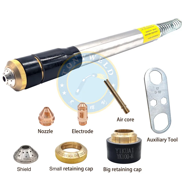 YK100-H Plasma Cutter with Fine Cutting Nozzle and Electrode for Welding torches