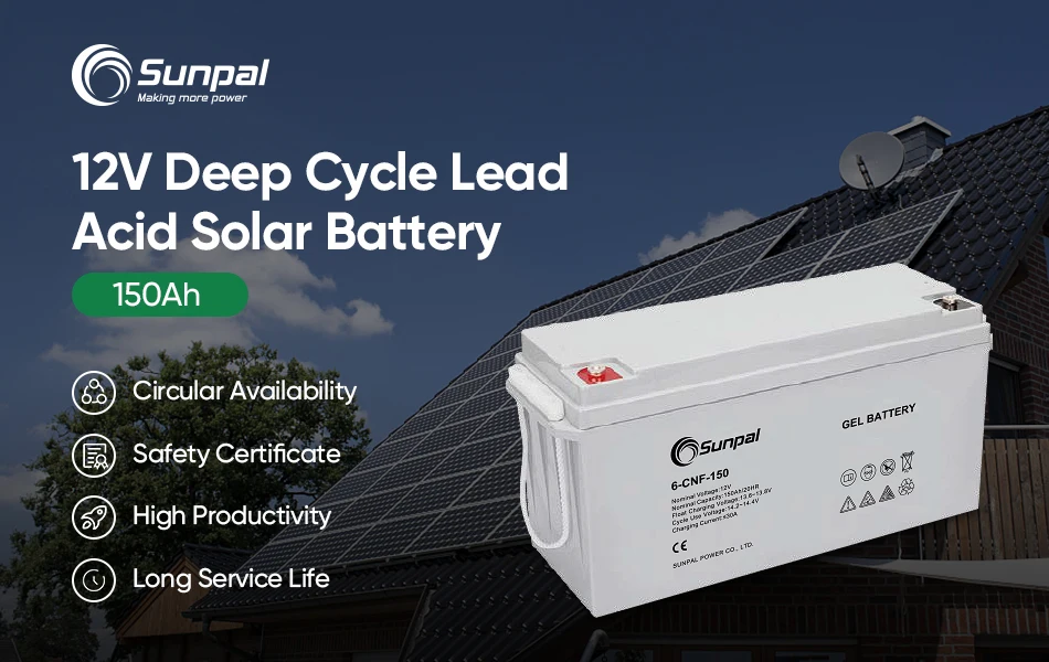 Batterie Solaire Lead Acid Gel Batteries 12v 100ah 200ah Agm Deep Cycle