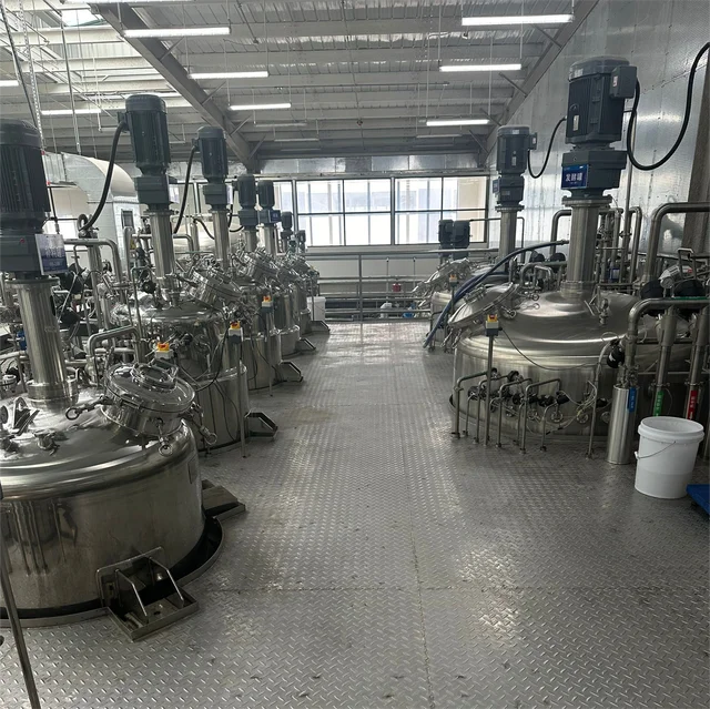 5T Upper Mechanical stirring double Stainless steel Bioreactor for Industrial fermentation