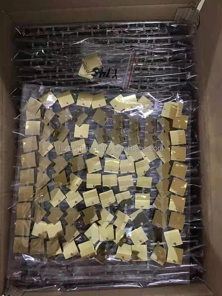 Современный Лидер продаж золотые мерцающие блестки индивидуальный дизайн настенная панель 3d