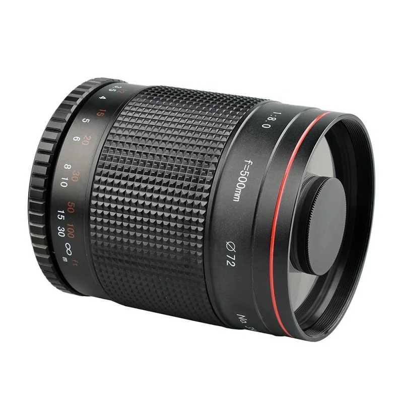 500mm F8 Super Telephoto Mirror Lens for All DSLR Cameras