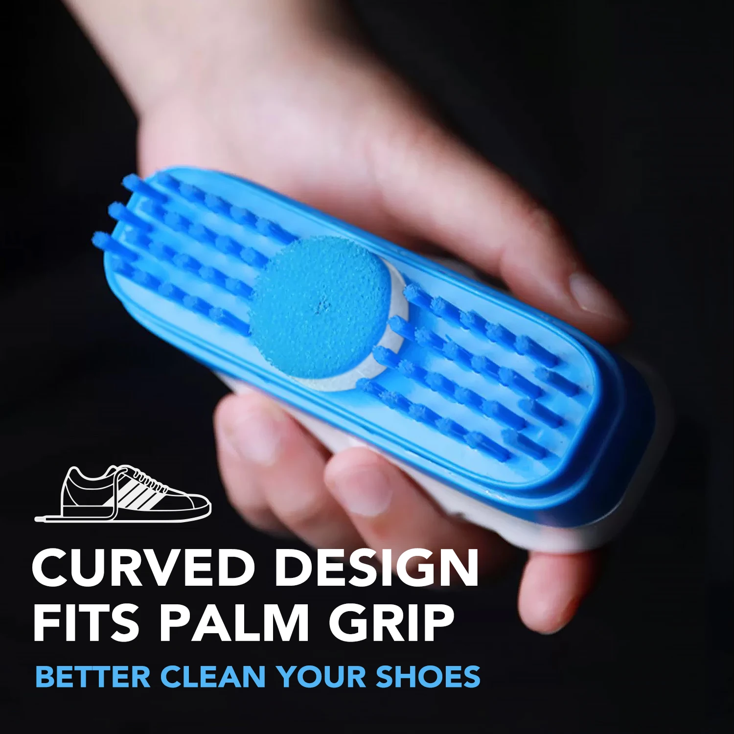 AKSGRP Private Label White Shoe Cleaner Brush Shoe Sole Cleaner