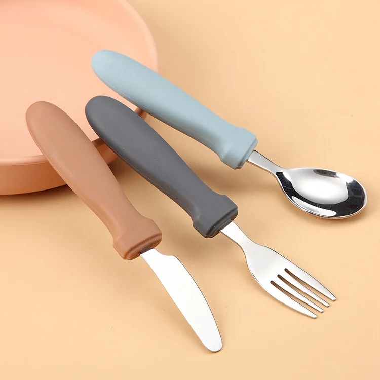 Wholesales Baby Kids Cutlery Utensils Products Feeding Training