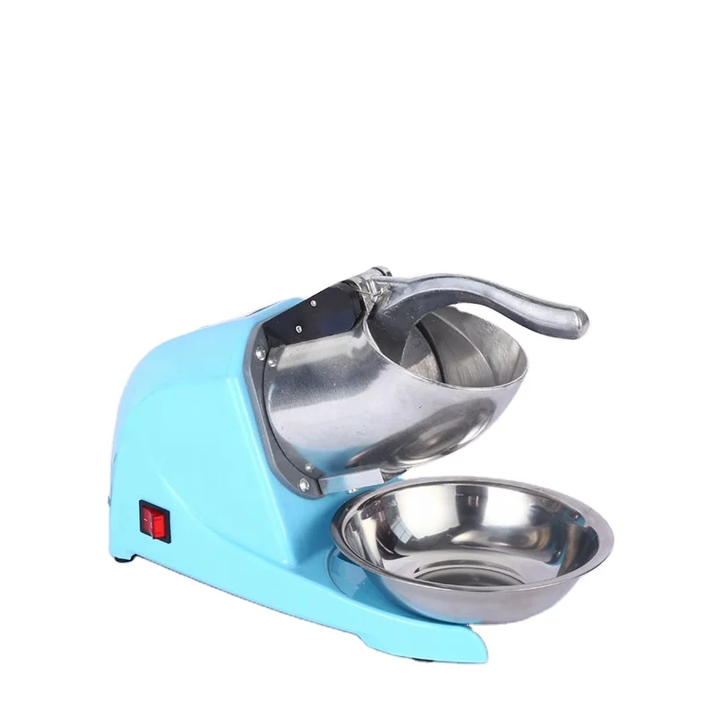 Electric Ice Crusher Machine Stainless Steel Ice Chopper Crushed Ice  Machine Ice Crushing Machine With Handle And Bowl