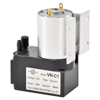Mini-DC-Vakuumpumpe VN-T1 12V/24V – Leise, 10L/min, -81kPa, Technischer Kunststoff, Für Labor & Industrie