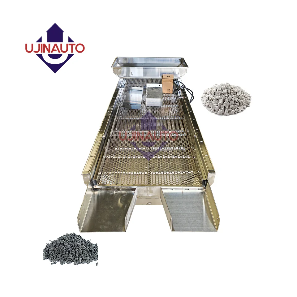 High Capacity Square Linear Vibrating Screen for River Sand Screening Machine Manufactured with Food Processing Application Mind