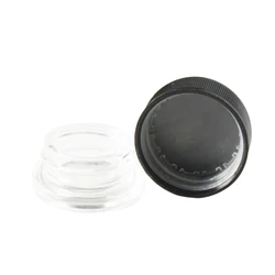 Makeup  Eyeliner Container Packaging Empty Round Matte Black Lid Cosmetic Eyeshadow Mini Jar 5g