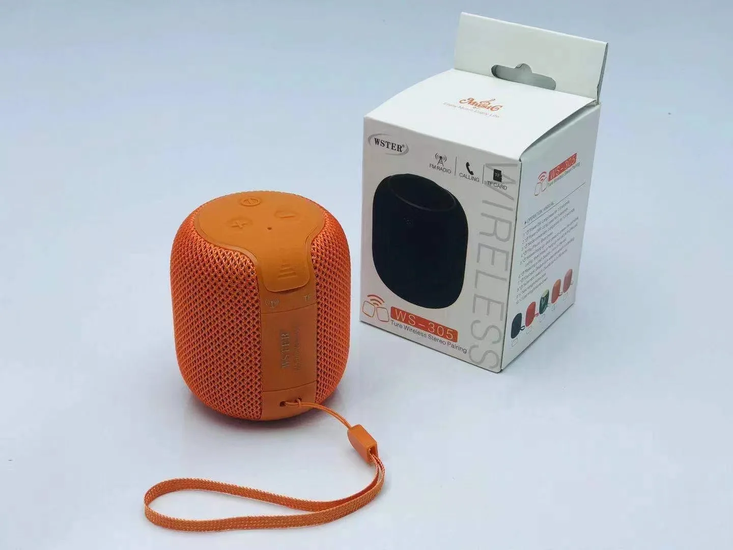 WSTER WS305 FMスピーカー ホットセール中 人気 ワイヤレス Bluetooth 