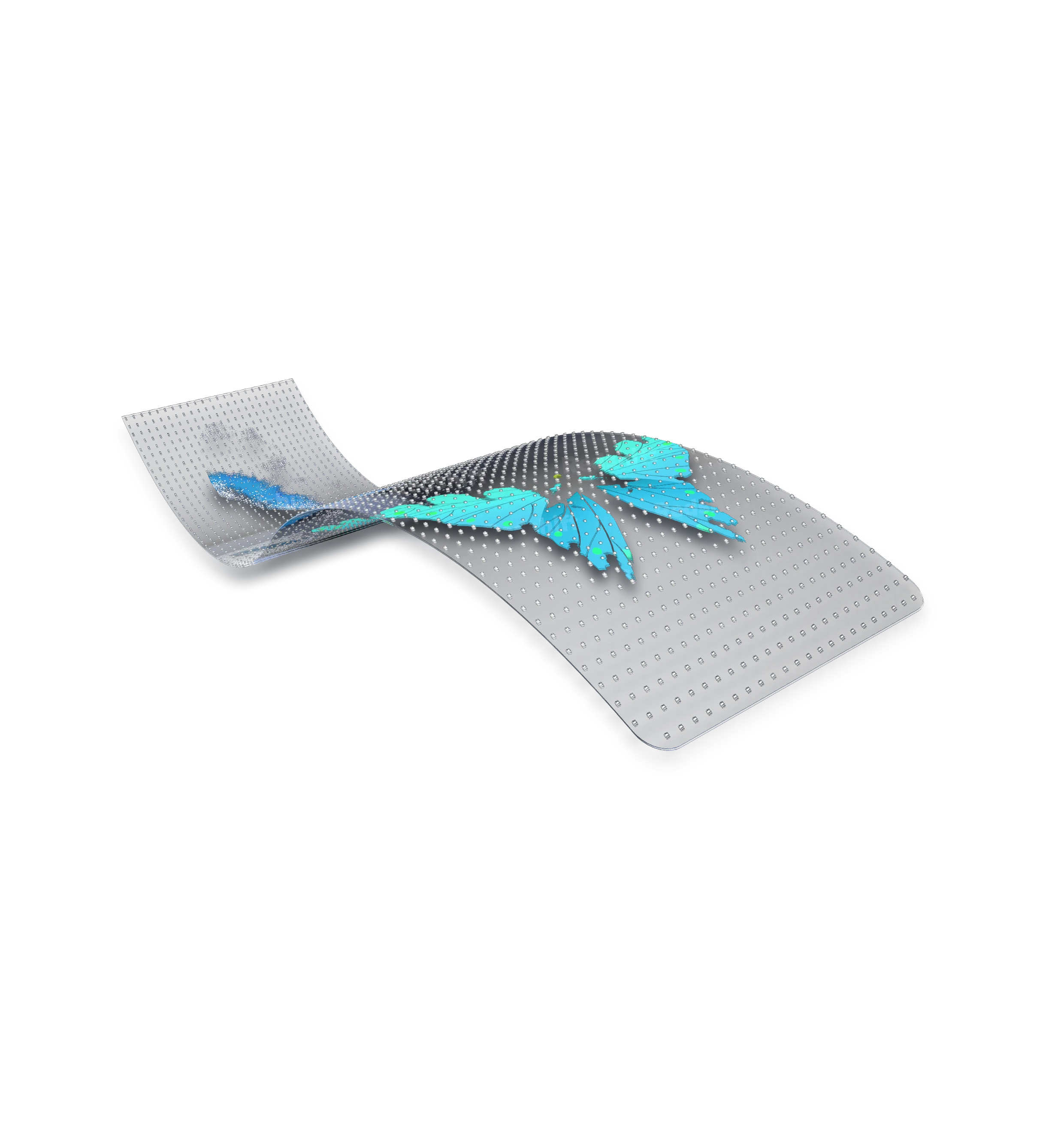 Outdoor Indoor Glass Transparent Led Film Display Transparent Panels P4