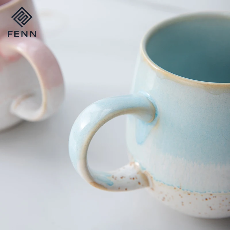 product fenn novelty style gradient reactive glaze pot belly mug large ceramic handmade coffee mugs cup stoneware chubby mug for gift-59