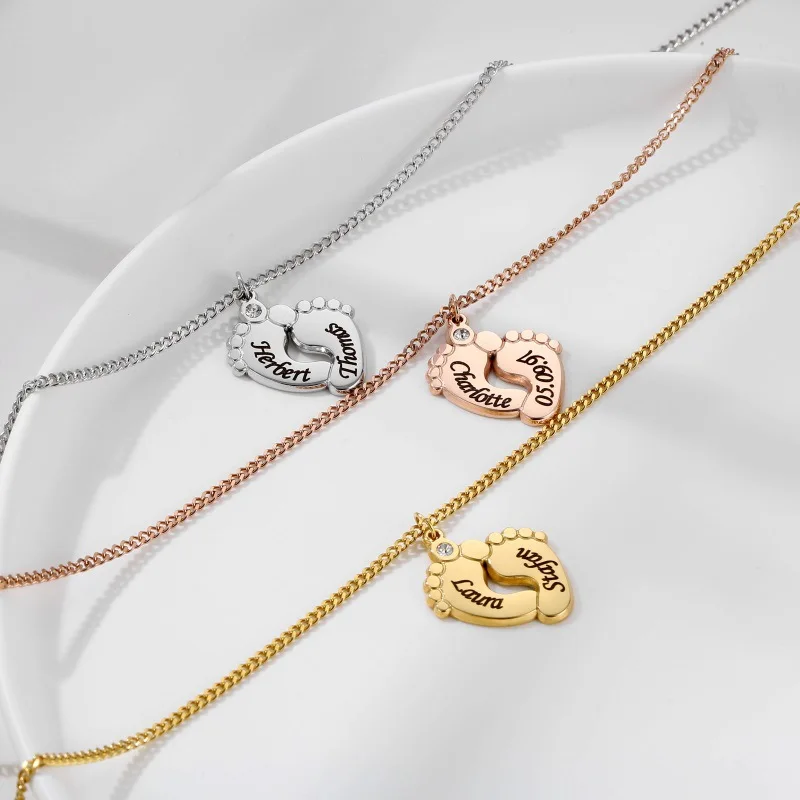 Baby Feet Necklace