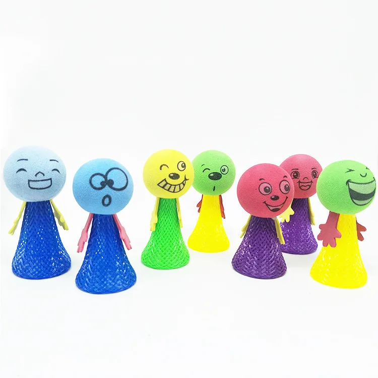 Bouncing Elf Spring Man Bouncing Funny Toys Jumping Dolls Kids Bouncing Spring Stress Relief Toys