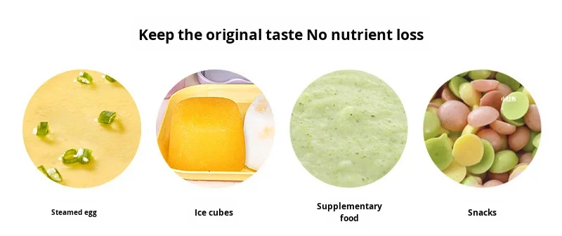 Baby Food Bowl with Silicone Lid Storage Box, Free of Bisphenol A, Fresh-keeping, Frozen, Portable, sealed details