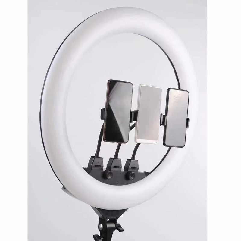 Wholesale Dimmable 22 Inch 56cm Selfie Circle LED Ring Light  Remote Shutter for Live Streaming Makeup