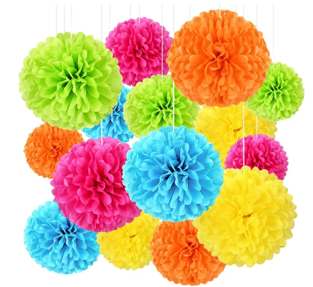 Paper Flower Ball Set Wedding Room Decoration Birthday Party Annual Meeting Decoration Indoor and Outdoor Decoration