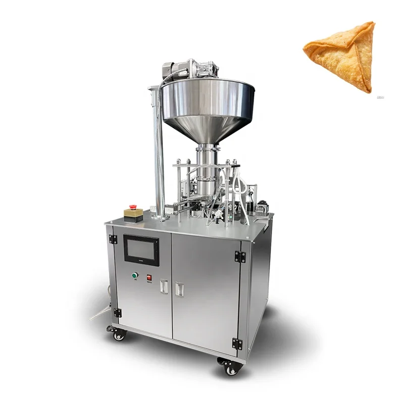 Rissois Patties Small Samosa  Wrapper Machine Semi Automatic Samosa Folding Machine Patti Samosa Making Machine Price