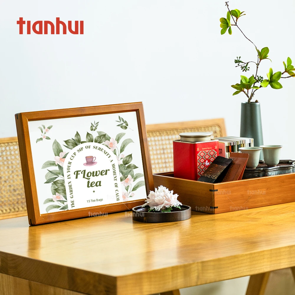 Tianhui Bamboo Gift Box with Interchangeable Inserts, Reusable Brand Packaging