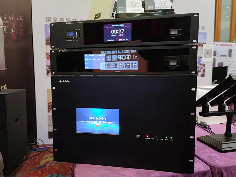 HUAIN Conference Full Digital Microphone Congress Discussion System Delegate Unit