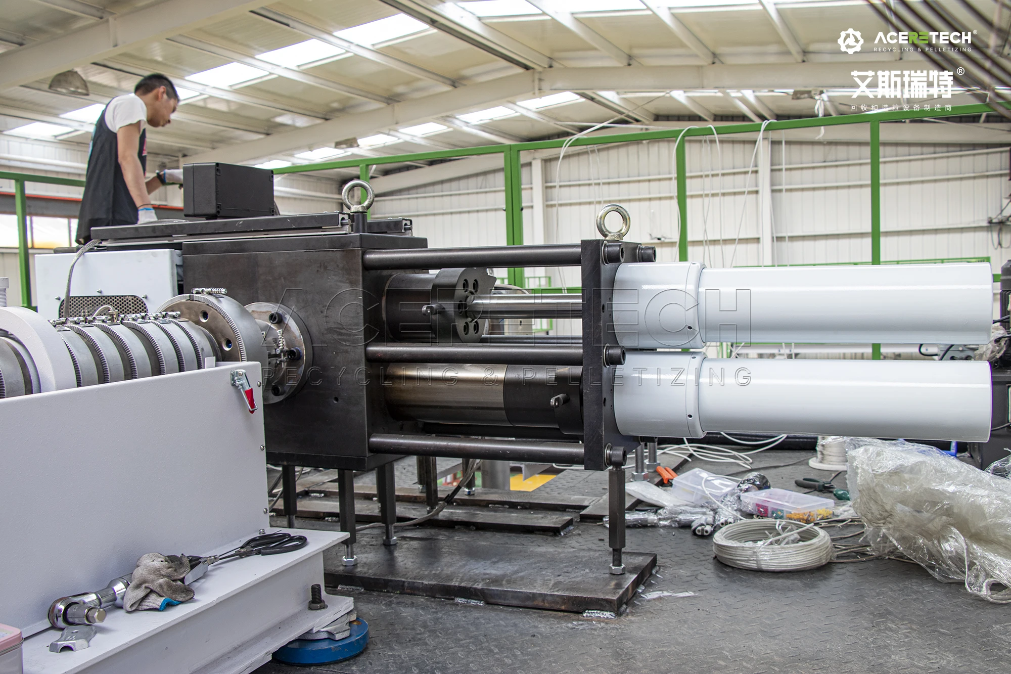 линия производства ПП нетканых материалов Мельтблауна фильтрующая ткань маски для лица