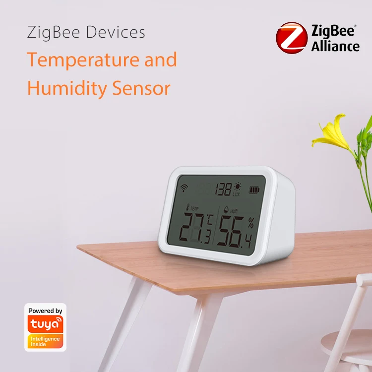 ZigBee Temperature and Humidity Sensor Tuya Smart Home Sensor