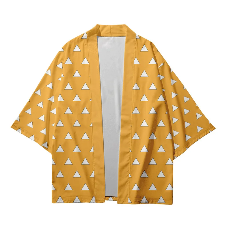 Kung-fu Kimono Haori Bath Robe Nightgown Gown Cosplay Japanese Short ...