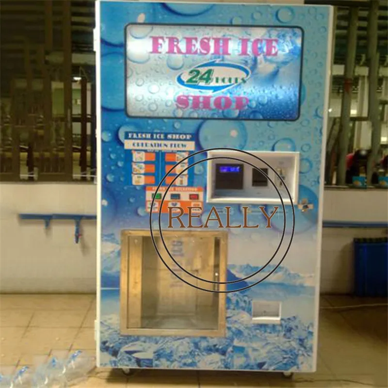 450kg/day 24 Hours Automatic Ic Card Pure Ice Water Vending Machine