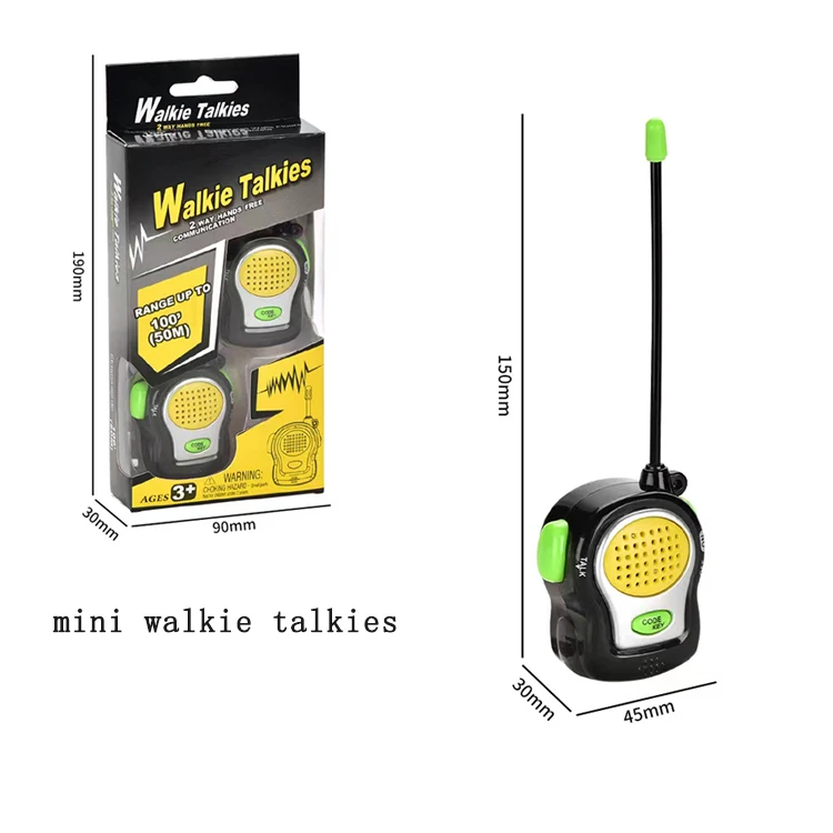 Крытый игрушки 2 шт. в упаковке Детские рации со вспышкой с застёжкой-карабином новые стильные тесёмки оптом иди и болтай Walkie Talkie S для детей