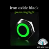 Black green ring light