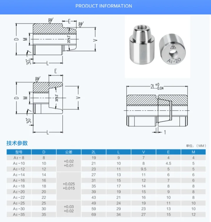 S136 Mold Steel Hasco Round Taper Interlocks Positioning Pin Set Buy