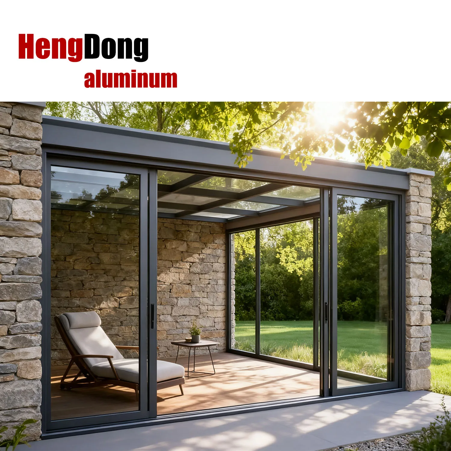 New Model Aluminum Design Winter Garden Free Standing Glass House Winter Garden Sunroom Pergola Winter Gardens and Glass House