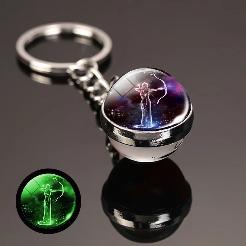 zodiac charms keychain
