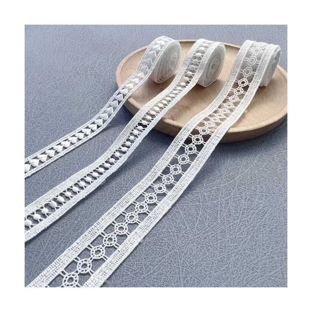 Custom Fashion Design Women Clothes Embroidery Trimming Water Soluble Lace