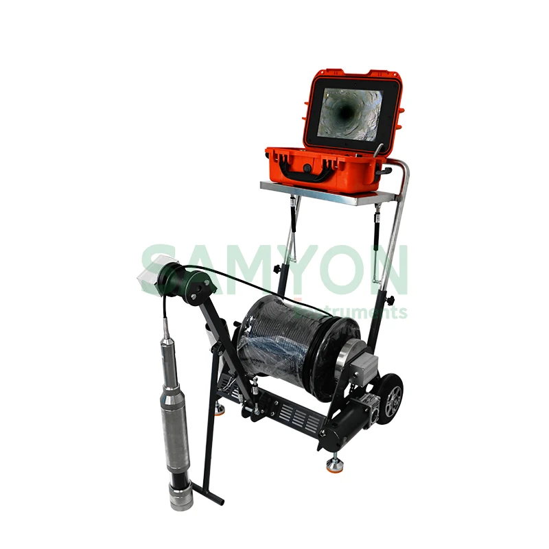 Pan Tilt Pipe Inspection Ptz Well Camera Underwater Deep Cctv 360 ...