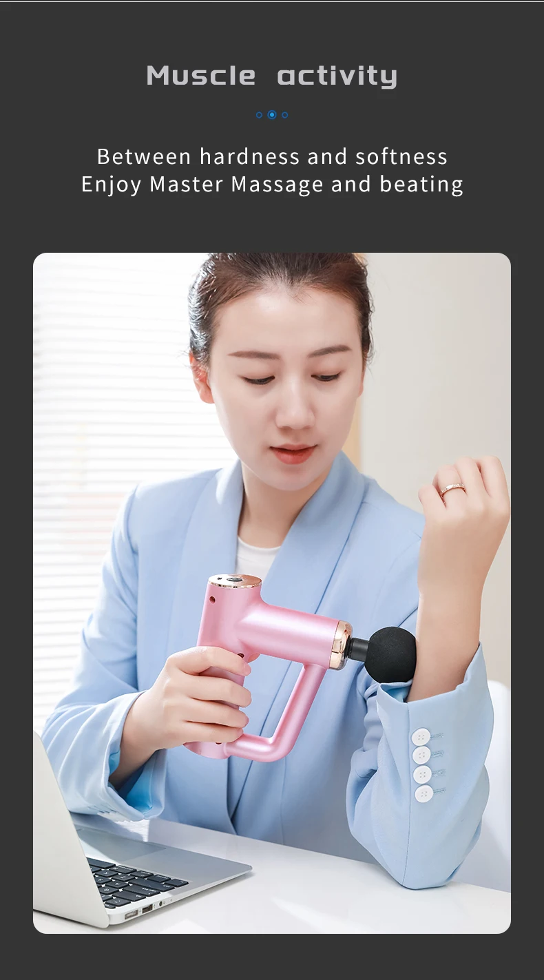 2023 New Arrival Portable Body Massage Gun Professional Facial Massage