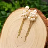 GE0485-4 Long Pearl Tassel Dangle Earrings Style 4