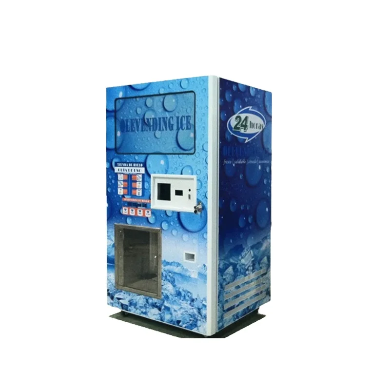 Commercial Unmanned Vending Fully Automatic Cube Water Ice Joint ...