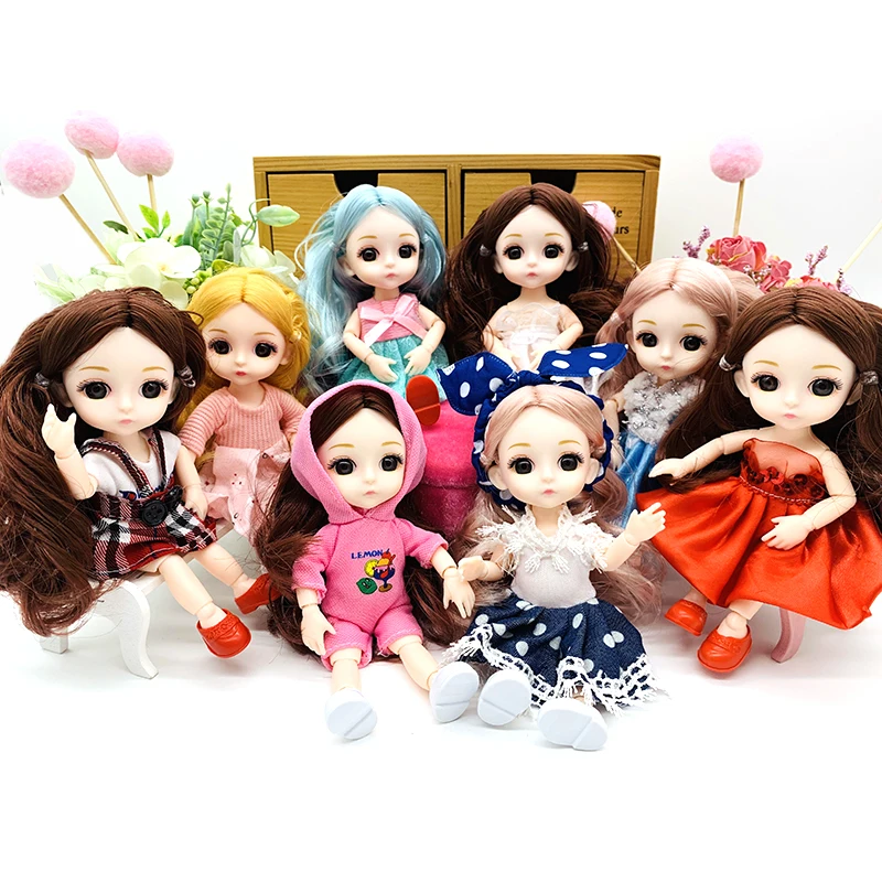 Hot selling 6 inch soft silicone vinyl fashion doll toys girl for children