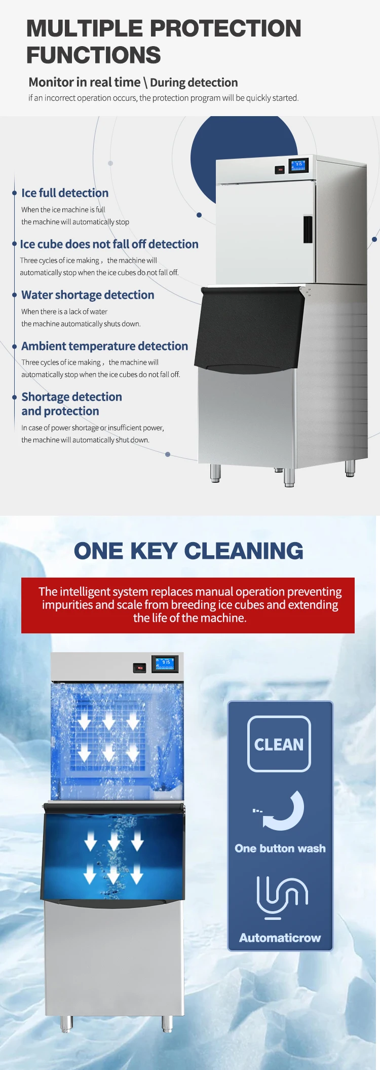 Ice Machine, 136kg/250kg/500kg, 110, 110kg - detail 10