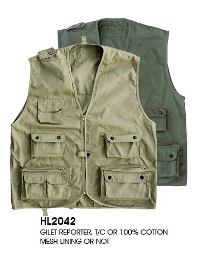 T/C Multi-pockets Work Gilet