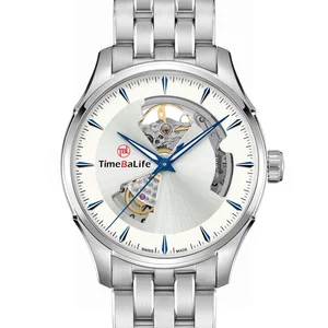 OEM Newest Mechanical Sapphire Watch Men Stainless Steel Fashion Automatic Waterproof Luxury Watch Relogio