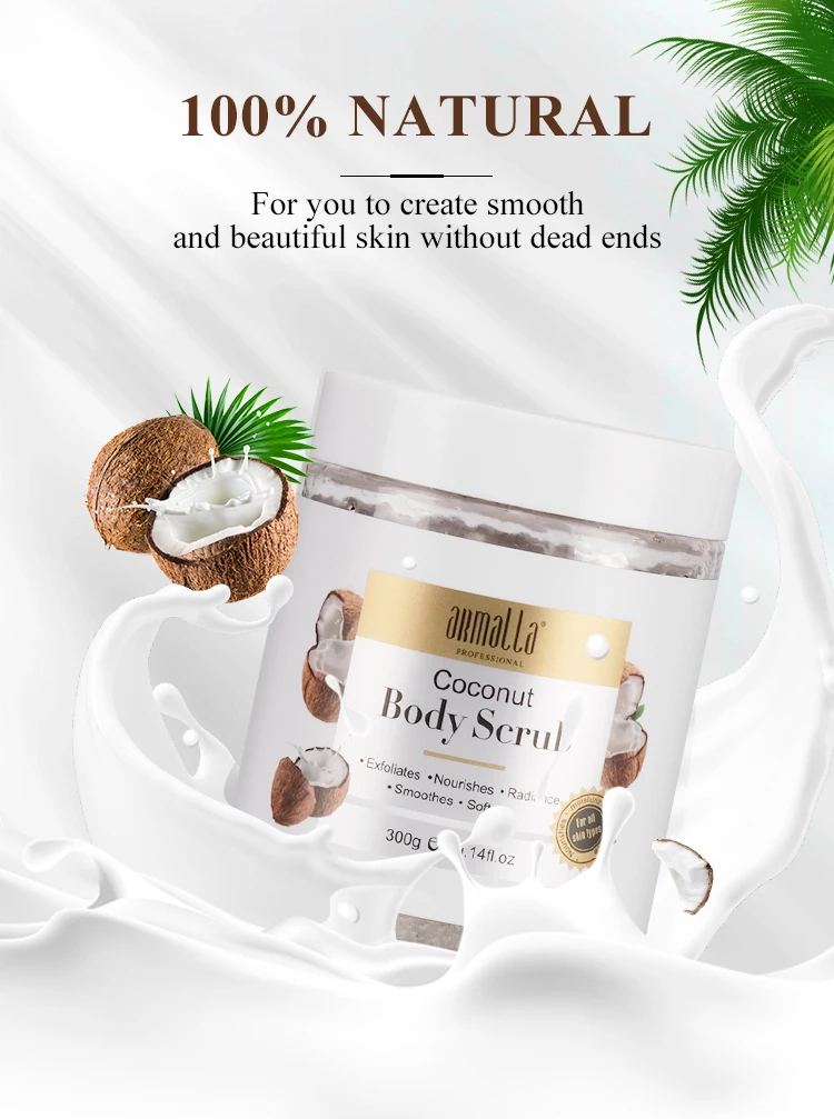 Oem Custom Body Scrub Organic Sea Salt Natural Bulk Deep Cleansing