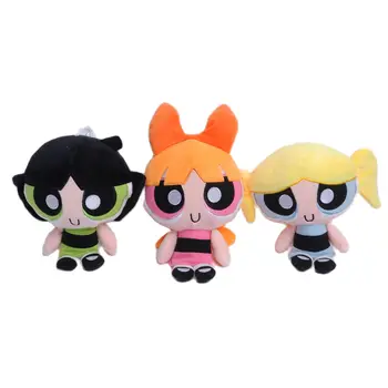 8inch Cute Anime Stuffed Girls Dolls Plushies The Power Puff Girl Plush ...