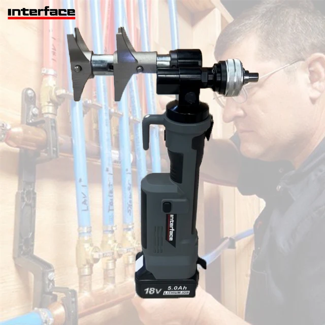 Brand New Portable Rechargeable Battery Powered Hydraulic Axial Press & Pipe Expand Tool for PEX CU AI Multi-Layer Pipe