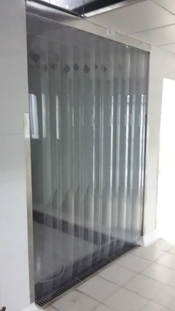 Fuxing Durable Using 5Mm Thickness Strip Curtain Pvc Plastic Pvc Strip Curtain