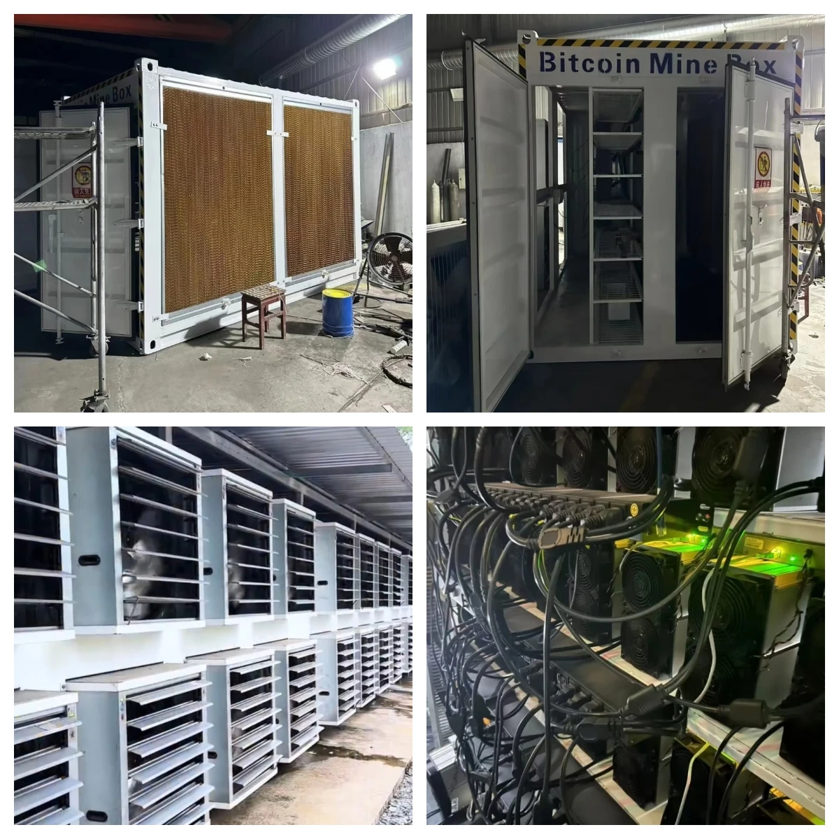 ACT 40FT Prefabricated Data Center Container 210 Rack Space Dry Cooler  System Mobile Data Center Containerized Server Room