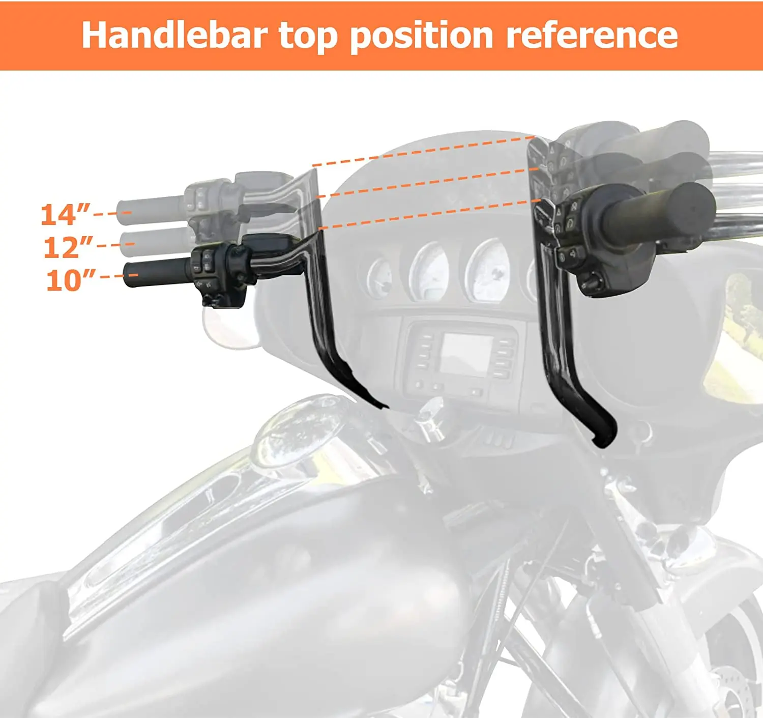 Motorcycle Handle bar Handle Control Ape Bar Monkey Bar for Harley Davidson Touring Street Glide