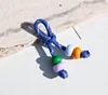 Cordones azules - Colores de cuentas aleatorios