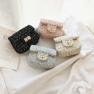 Wholesale New Style Children Luxury Handbag Princess Small Crossbody Nylon Bags for Kids Fashion Mini Women's Shoulder Bag Girls