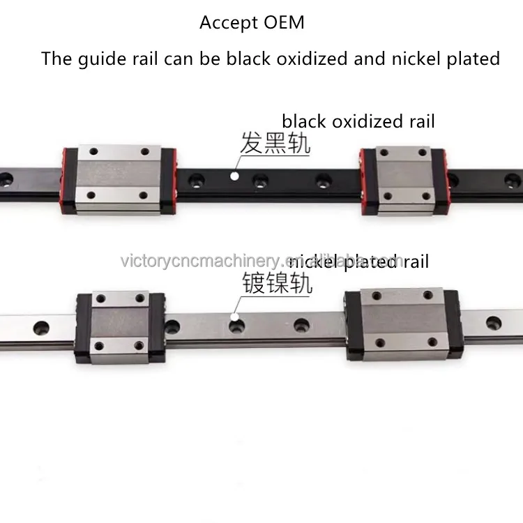 250mm Length MGN9C Chinese Brand MG Series Linear Motion Slide Rail ...