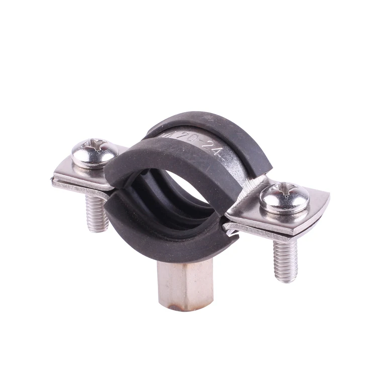 Insulated Pipe Clamp | Dual M08 / M10 Thread For Threaded Rod - View #6